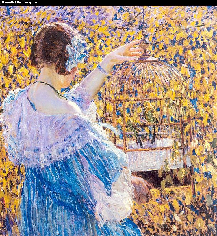 Frieseke, Frederick Carl The Birdcage